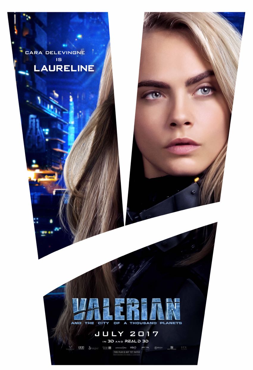 Valeruab and the City of a Thousand Planets posters Cara Delevingne 