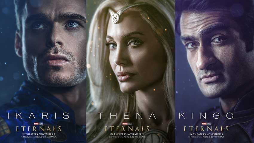 Eternals character movie posters 