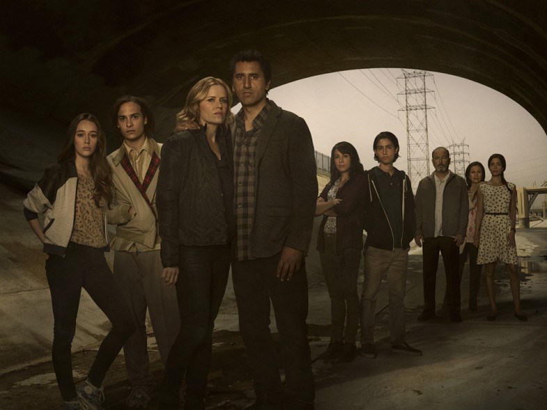 Fear the Walking Dead cast - Cliff Curtis, Kim Dickens, Frank Dillane, Ruben Blades, Elizabeth Rodriguez