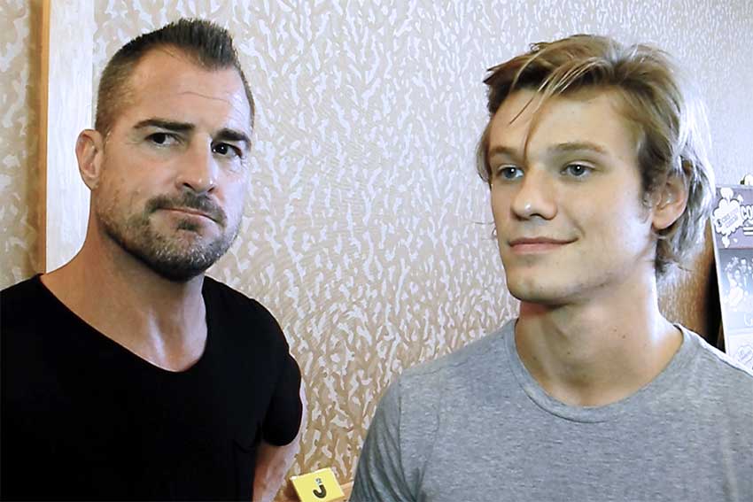 George Eads Lucas Till MacGyver interview Cinemovie