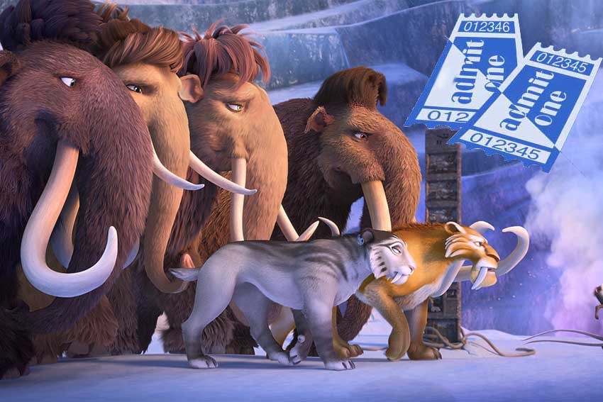Ice Age Collision Course ticket giveaway