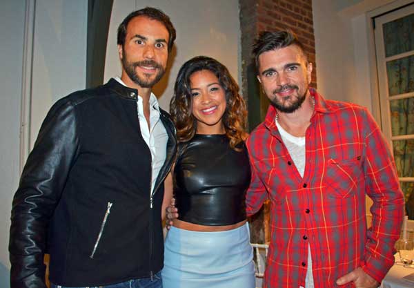 Jane The Virgin's Gina Rodriguez, guest star Juanes and producer Ben Silverman