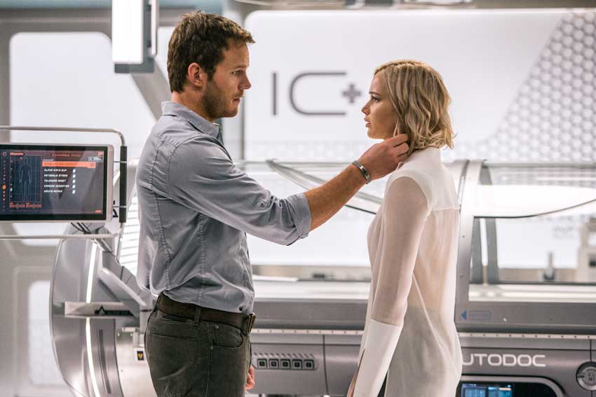 Jennifer Lawrence Chris Pratt Passengers movie 2