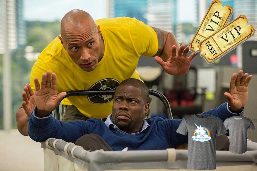 Kevin Hart Dwayne Johnson Central Intelligence CineMovie giveaway