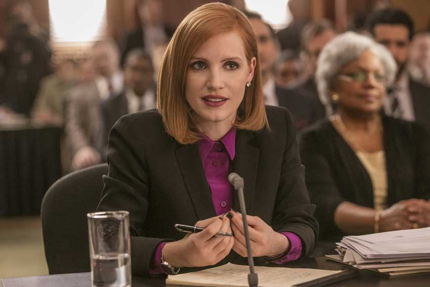 Jessica Chastain in Miss Sloan