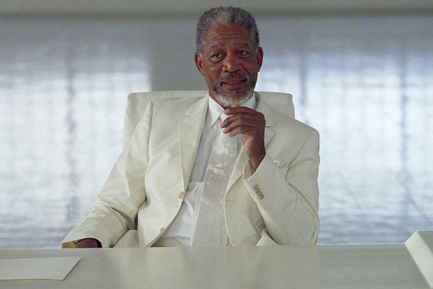 Morgan Freeman as God in Bruce Almighty