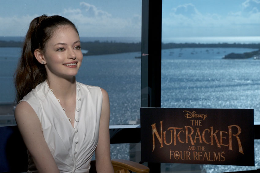 Nutcracker Mackenzie Foy CineMovie interview