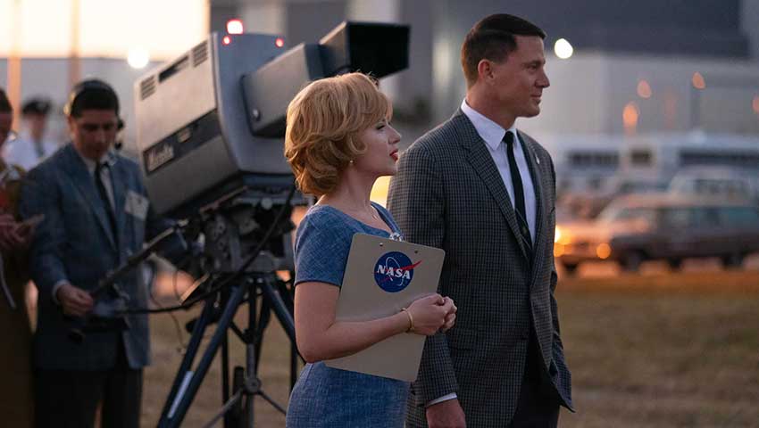 Scarlett Johansson and Channing Tatum Fly Me To The Moon: movie review