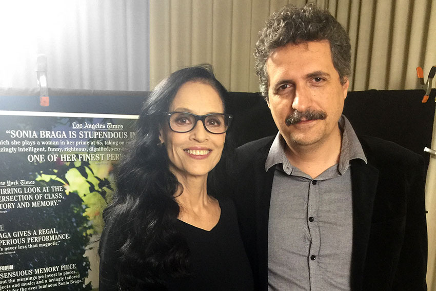 Sonia Braga Kleber Mendoca Filho interview