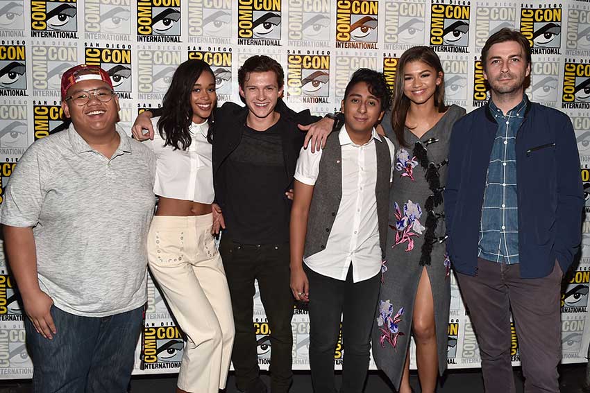 Spider Man Homecoming ComicCon2016 cast