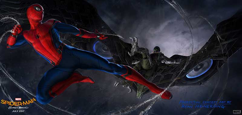 Spider-Man Homecoming Concept Art Vulture