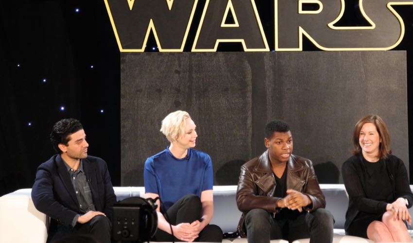Star Wars Force Awakens press conference Kennedy