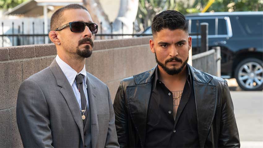 Shia LeBeouf and Bobby Soto in THE TAX COLLECTOR