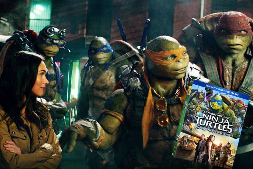 Teenage Mutant Ninja Turtles Out of the Shadows Bluray Combo