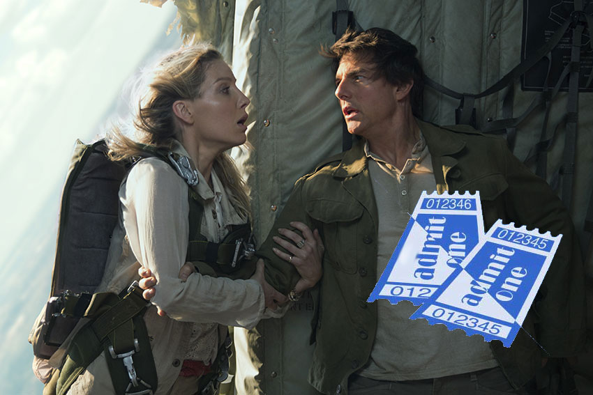 The Mummy Tom Cruise Annabell Wallis ticket giveaway