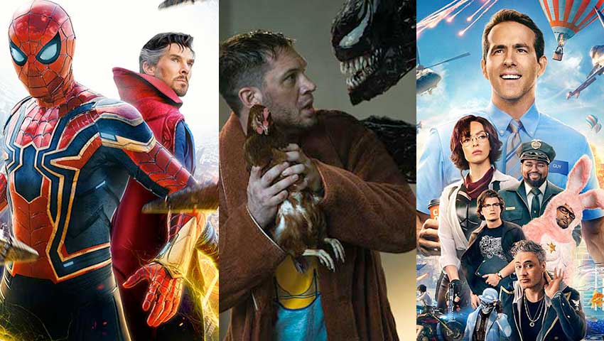 Top 2021 Grossing Films Spiderman No Way Home Free Guy Venom2
