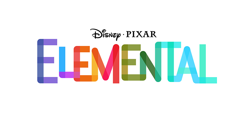 elementals pixar disney concept art title