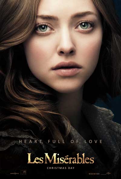 Les Miserables Poster Amanda Seyfried as COSETTE