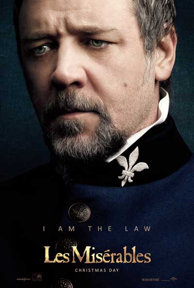 Les Miserables Poster Russell Crowe as JAVERT