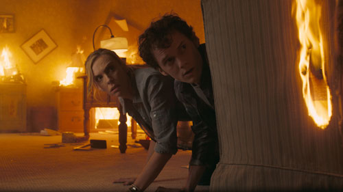 Anton Yelchin, Toni Collette in FRIGHT NIGHT