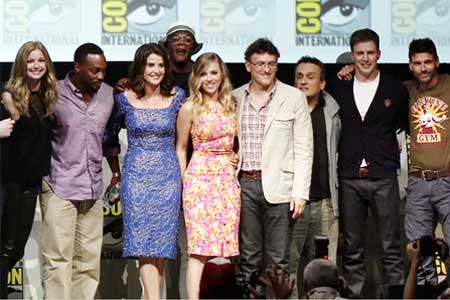 CAPTAIN AMERICA: THE WINTER SOLDIER Cast at Comic Con 2013 