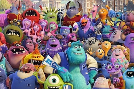 MONSTERS UNIVERSITY New Movie Poster and Trailer