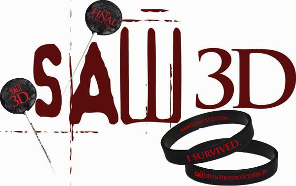 SAW 3D Movie Prizes