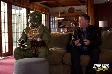 William Shatner Takes On Old Foe Lizard Alien For STAR TREK: THE VIDEO GAME