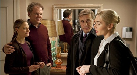 Carnage movie starring Jodie Foster, John C. Reilly, Christoph Waltz, Kate Winslet