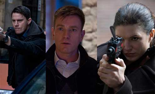 Channing Tatum, Ewan McGregor, Gina Carano in HAYWIRE
