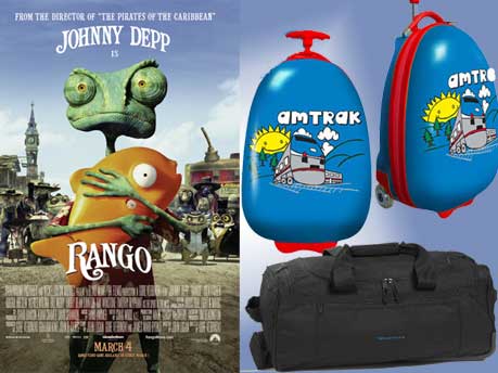 Rango and Amtrak giveaway
