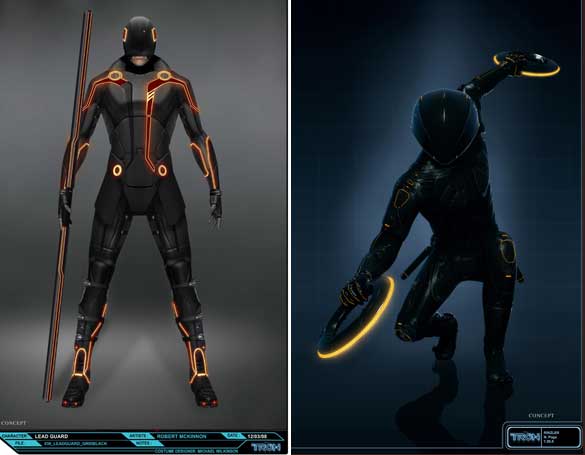 TRON: LEGACY Light Suit Costumes