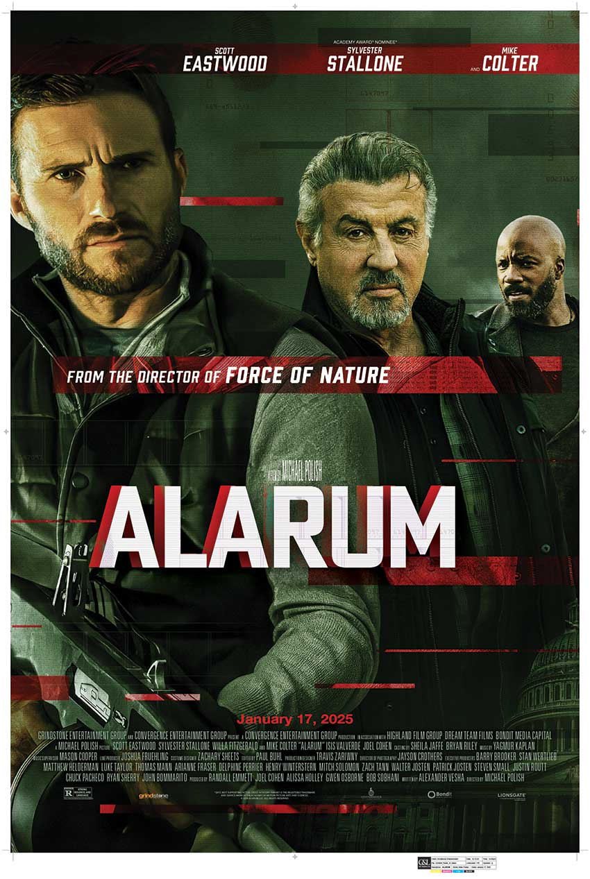 Alarum Poster Sylvester Stallone Scott Eastwood