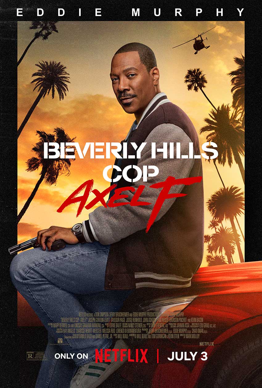 Beverly Hills Cops Axel F Eddie Murphy poster art