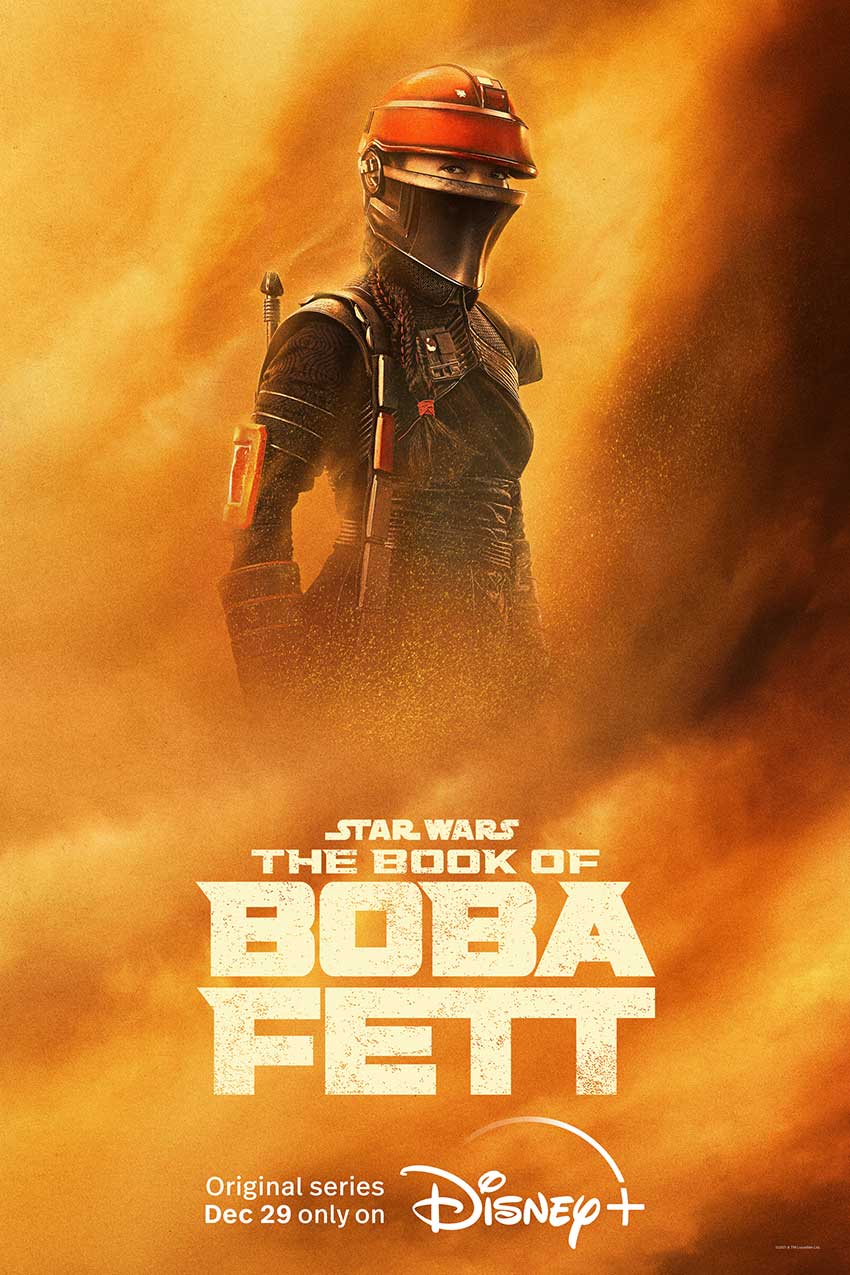 Book of Boba Fett character poster Fennec Shand