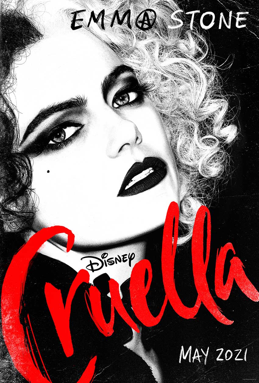 Cruella Emma Stone Disney poster