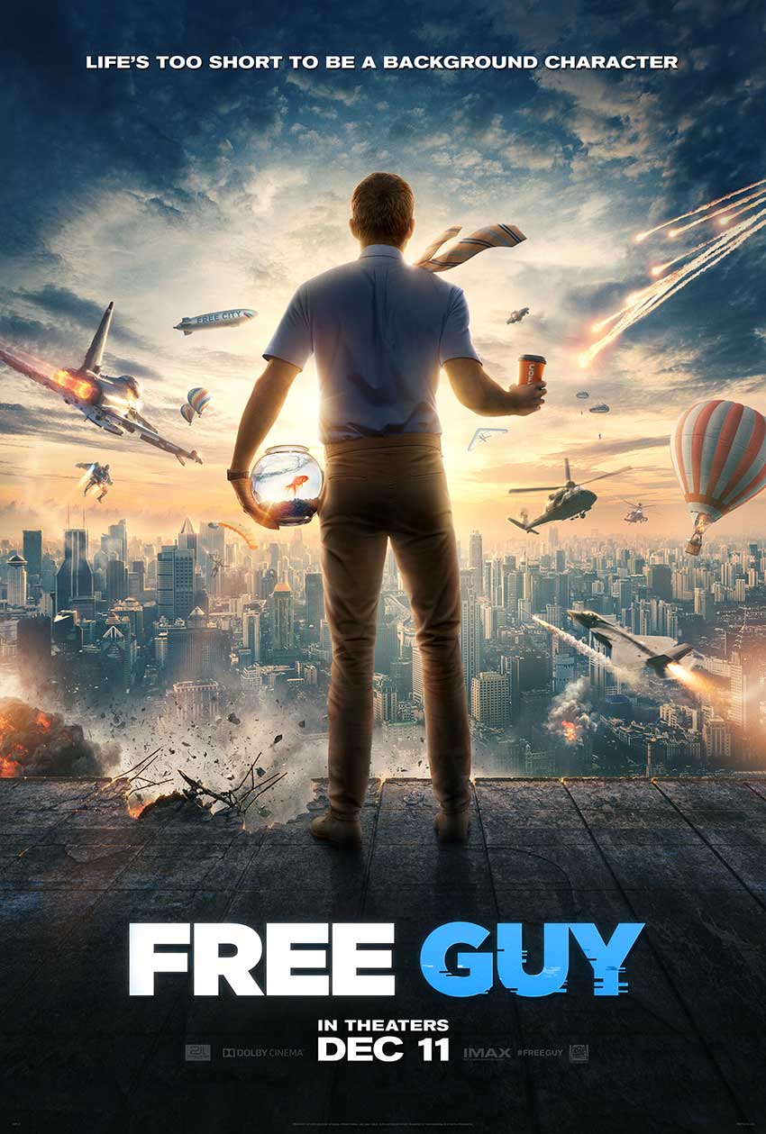 Free Guy IMAX movie poster