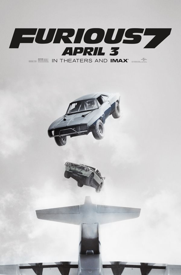 Furious 7 Movie Poster Plane Drop1