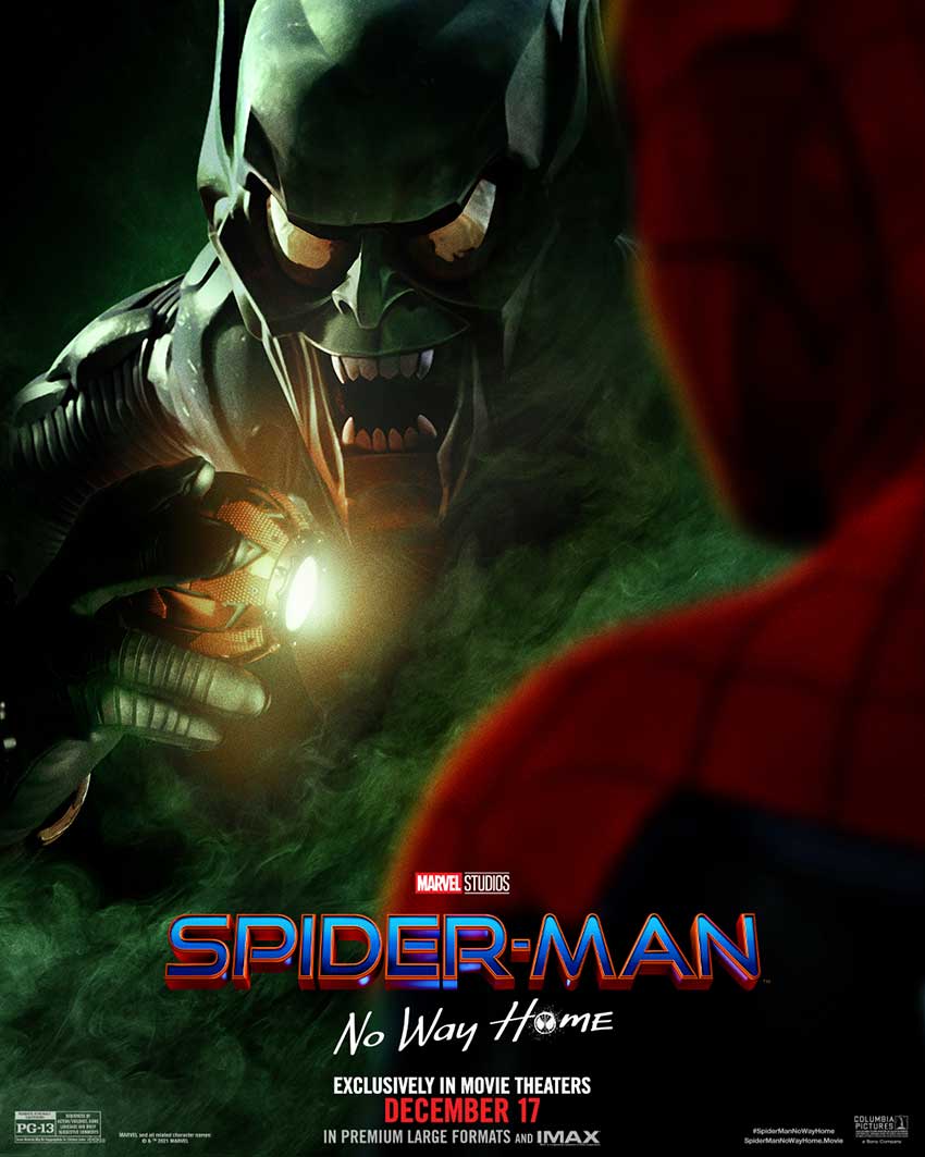 Green Goblin Spiderman Far From Home poster