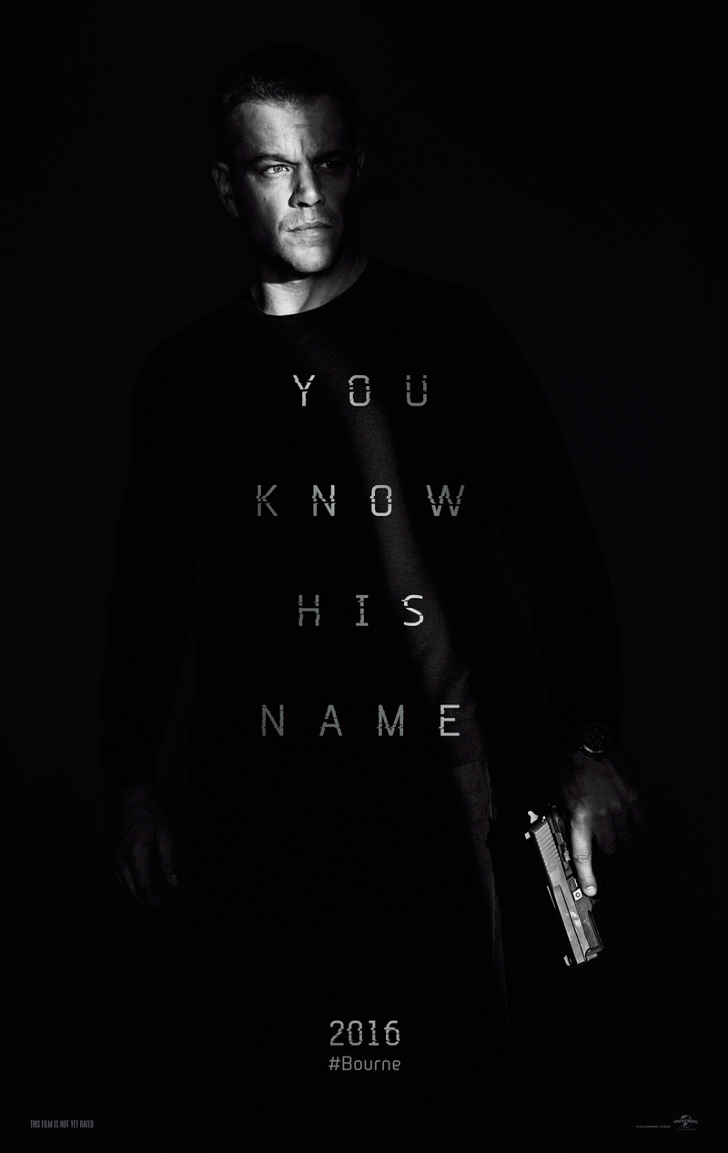 Jason Bourne movie teaser poster