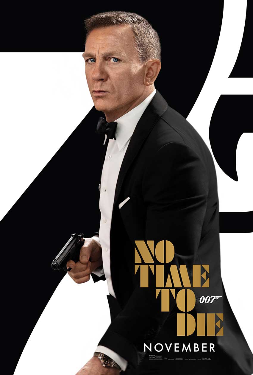 No Time To Die James Bond Poster