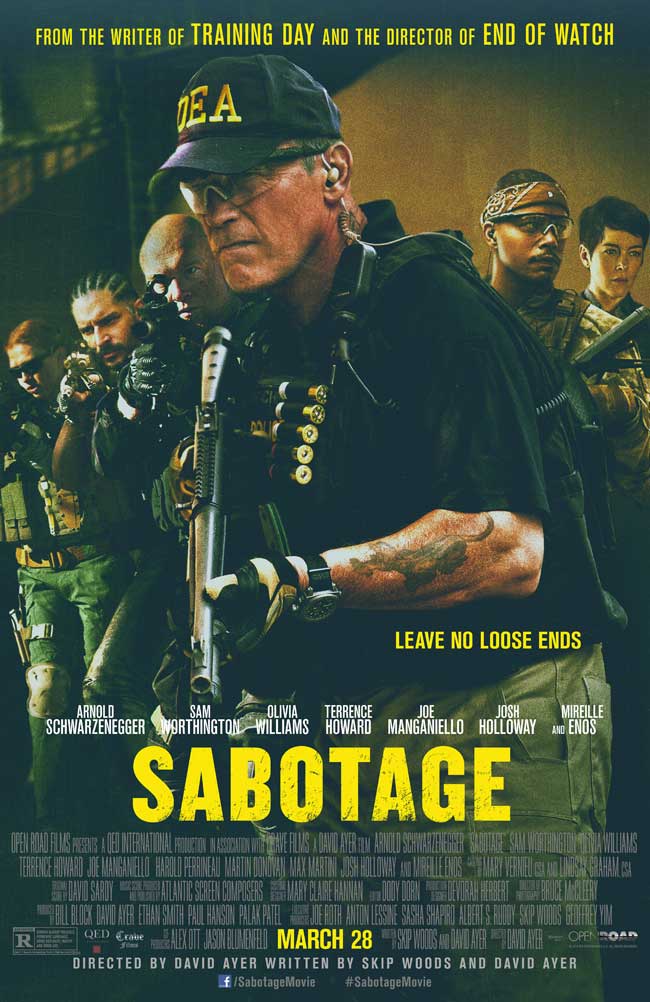 Sabotage New Movie Poster