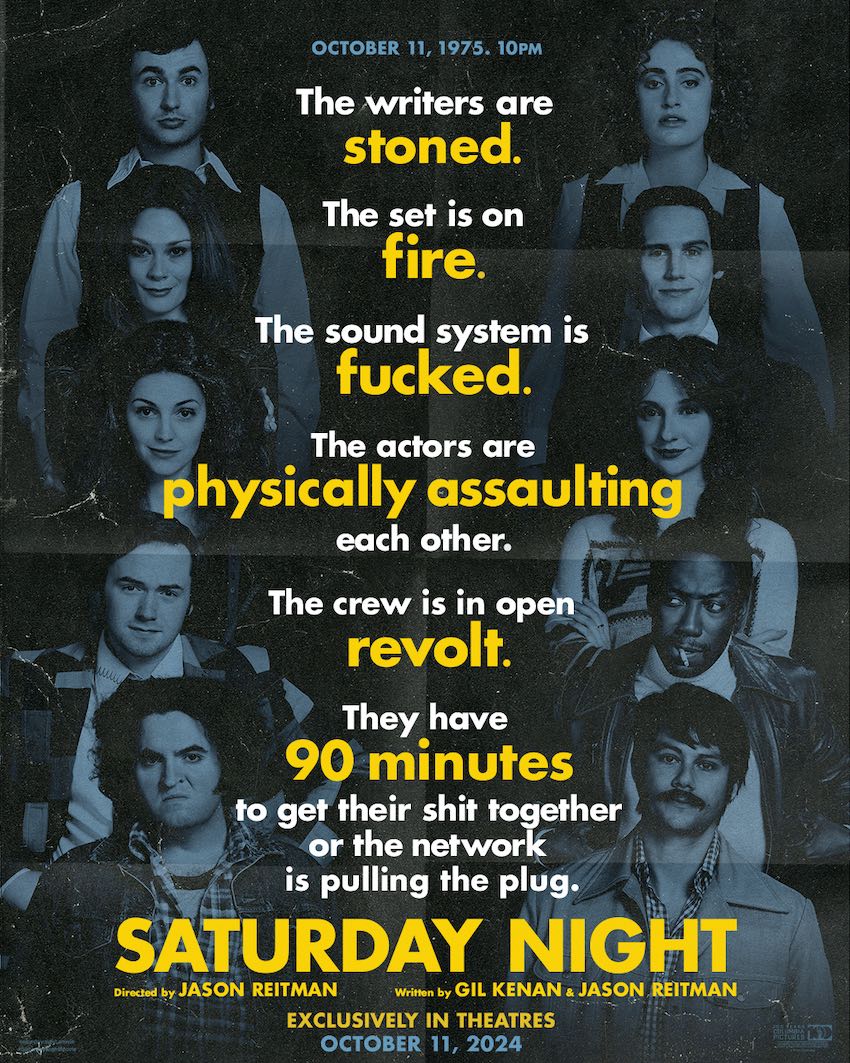 Saturday Night movie 2024 poster