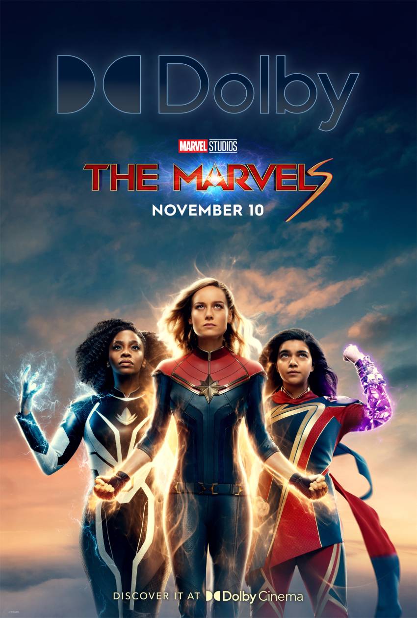 The Marvels movie Dolby Poster