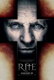 The Rite Movie Poster starring Anthony Hopkins