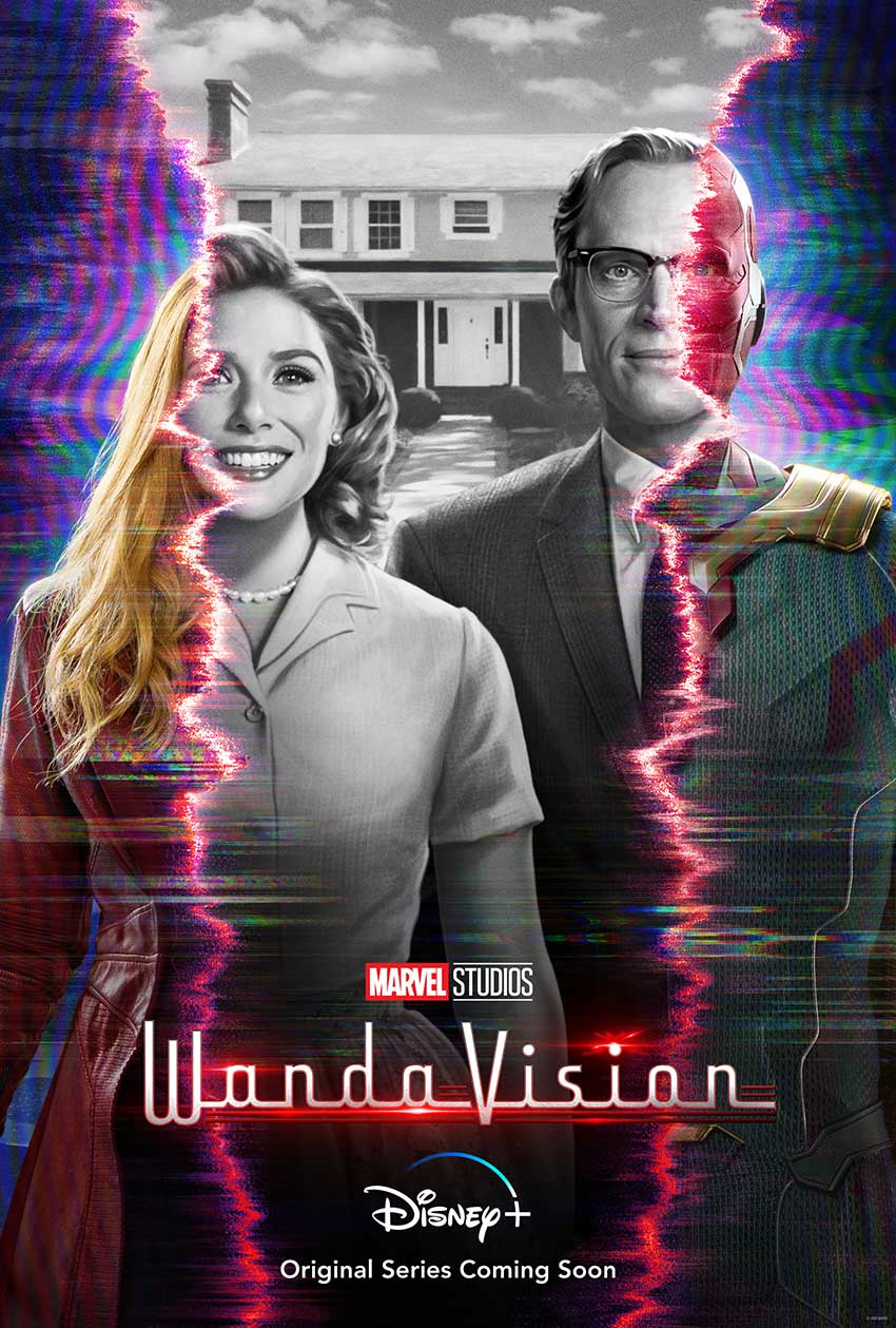 WandaVision Marvel Disney Plus poster