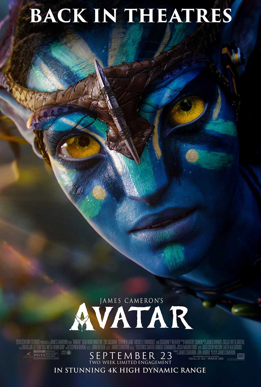 avatar 4K theatrical release poster art