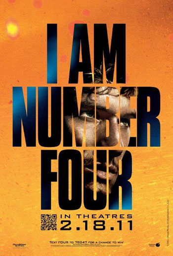 I AM NUMBER FOUR movie poster