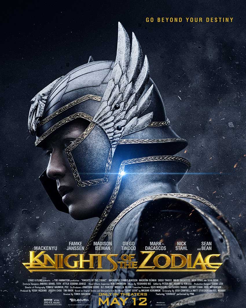 Knights of the Zodiac movie adaptation of Saint Seiya Manga poster
