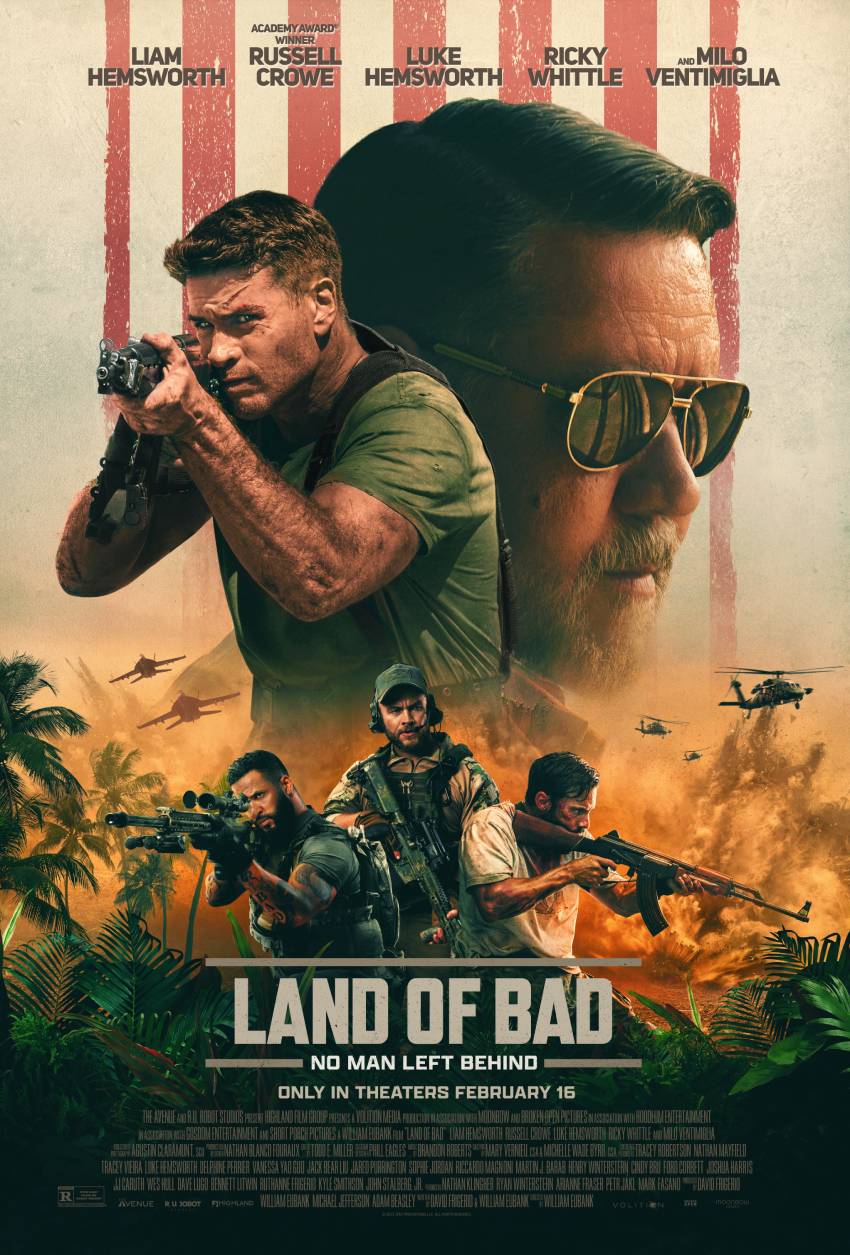 Land of bad trailer movie poster 2024